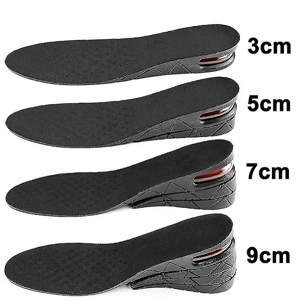 Osynlig Innersula för Höjdökning, Från 3 Cm Till 9 Cm, Höjdökande Pad, Justerbar #yg 3cm