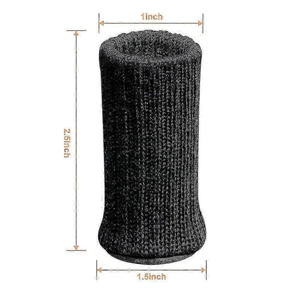 24 st Stolsstrumpor Hög Elastisk Möbelstrumpor Kuddar Halkfria Stolar Black