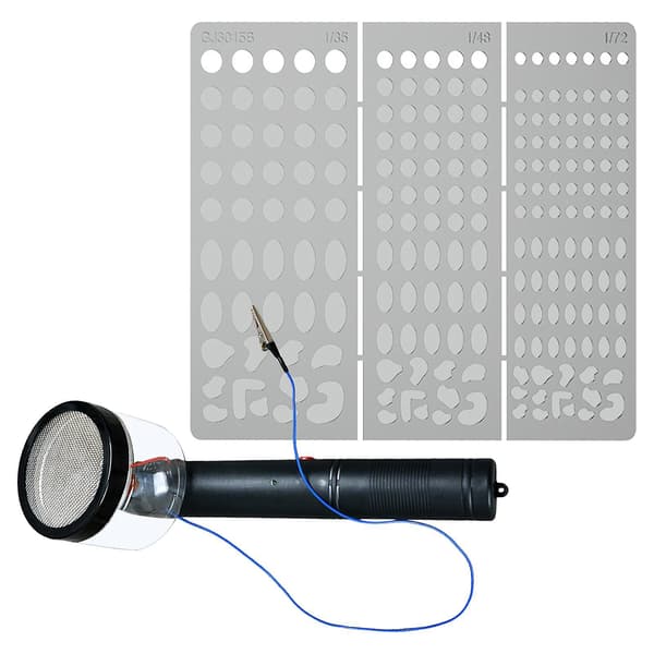 Statisk Flock Master Applikator Genopladelig Elektrostatisk til Sandkassemodel I 29x8cm