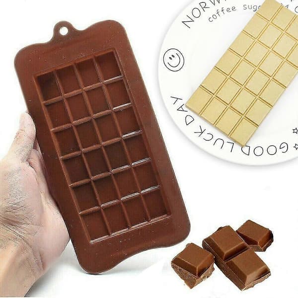 Sjokoladeform Bar Blokke Plate Silikon Kake Dessert Form Maker