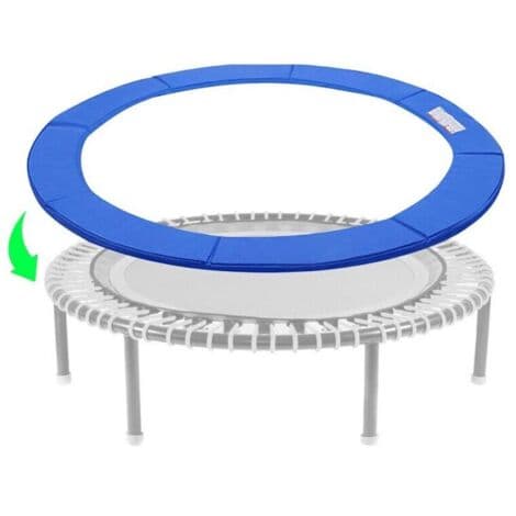 Fjederbeskyttelsespude til 305 cm trampolin - Blå