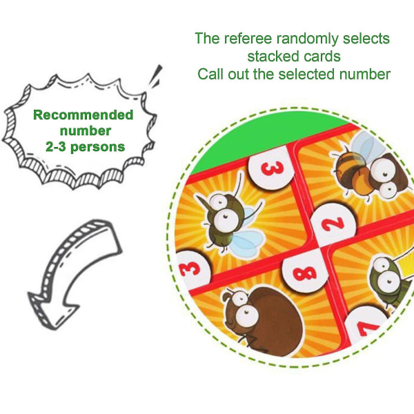 Lasten Hyönteisten Pyyntipeli, Kieli Kameleontti Perheen Lautapeli Juhlapelien Lahja Pojille Tytöille 2 player