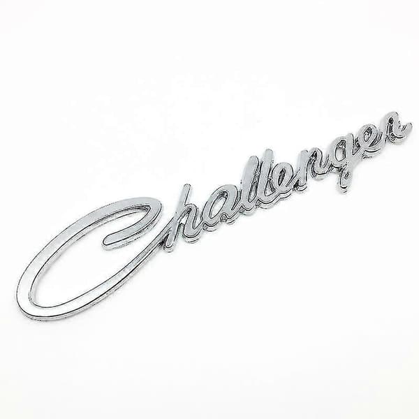 1 stk Bilsticker Tilbehør Styling 3D Challenger Bagklap Emblem Til Dodge Chrysler Mopar SRT Bilstil Dekoration Stickers black