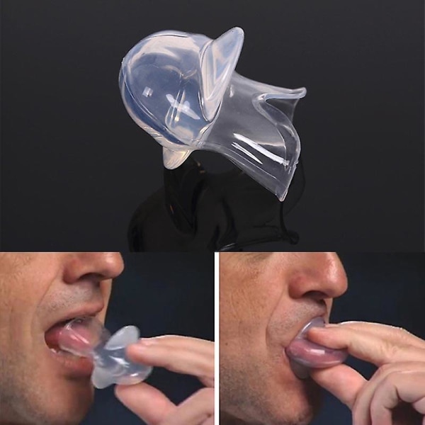 Silicone Anti-Snoring Tongue Holder Sleep Aid