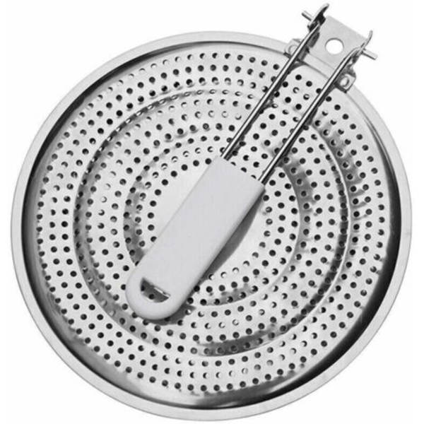 21 cm varmeudleder i rustfrit stål kun til gaskomfur