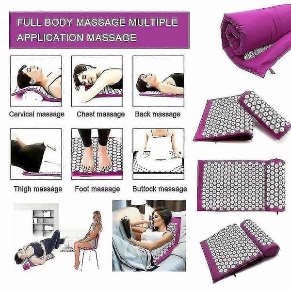 Massage Måtte Sid Yoga Liggeunderlag Smerte Stress Afslapning