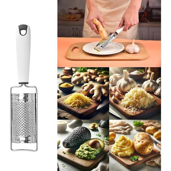 Osteskærer, Citron Rivjern, 4 stk., til Alle Typer Ost, Citroner, Chokolade, Frugt og Grøntsager, Fisk Skæl Fjernere, Multifunktionelt Rivjern Sæt