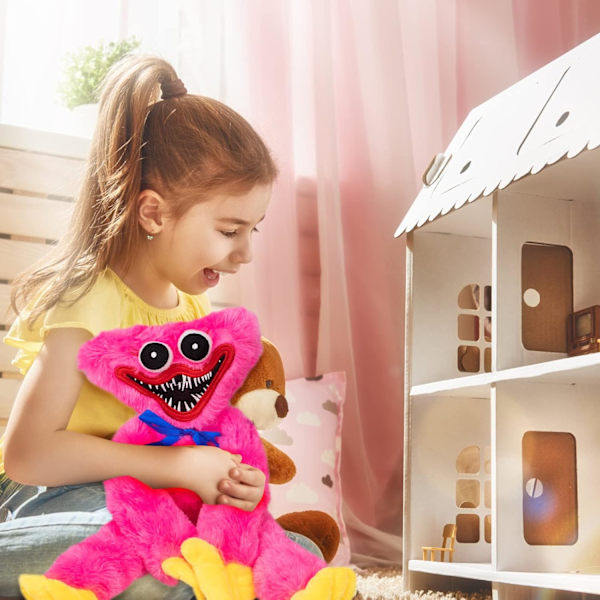 Plush-lelut, Peliajan Syntymäpäivälahjat, Kauhu Plush-lelu Halloween, Pehmeä Täytetty Plush-nukke Tytöille ja Pojille Pink