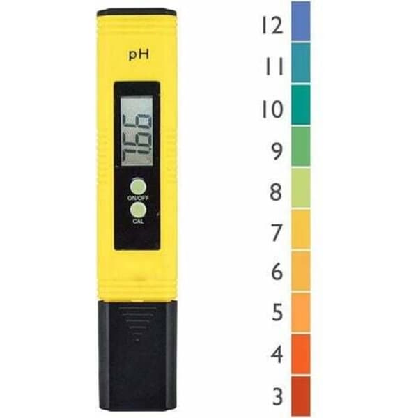 Professionell pH-testare, automatisk kalibreringsfunktion och 0.00-14.00 mätområde för bärbart vatten, akvarium, hydroponik, simning