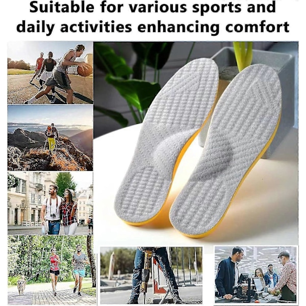 Supinationssulor för översupination & högt fotvalv, ortopediska inlägg för fotinriktning, knackeknä, kobenta, O/X-benthet Size  41-42