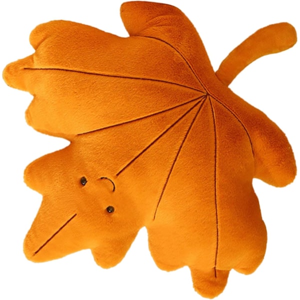 3D Plyschkudde, Mjuk Växtkudde i Bladform, Bekväm Sov Kudde för Sovrum, Soffa, Vardagsrum, Unik Design Kudde Maple Leaf