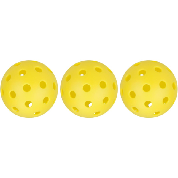 3 Pakka Pickleball-palloa 40 Reikää Ulkokäyttöön Pickleball-pallo Pickleballit Ontto Harjoituspallo Useilla Väreillä Yellow