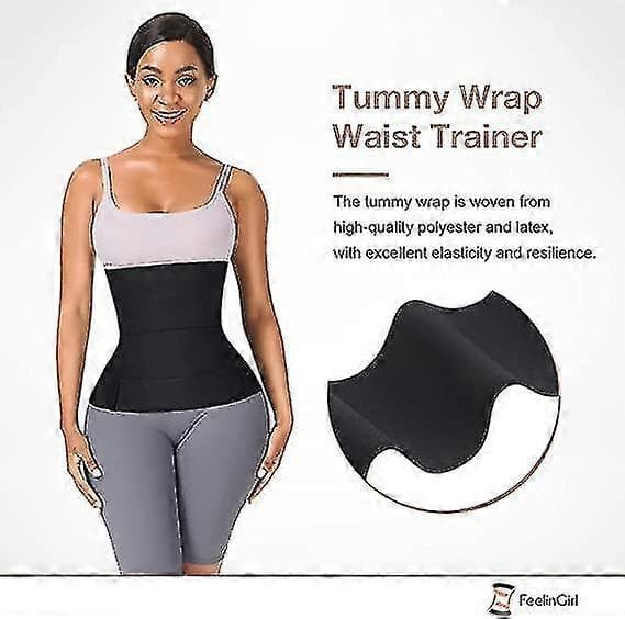 Taljetræner til kvinder Sauna Trimmer Bælte Maveindpakning Plus Size