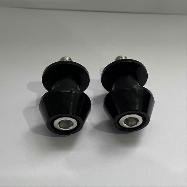 2 st Universal M8 Aluminium Swingarm Spool Paddock Stativ Bobbins