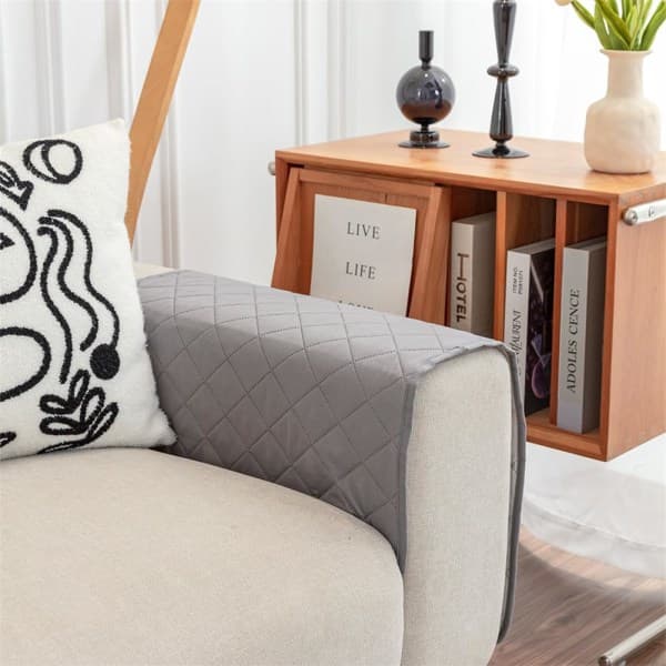 Sofa Armlæn Organizer Grå Grå