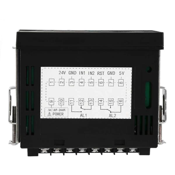 6-Digital Multifunktionell LED Räknare Gitter Encoder Display Meter Relä 220V