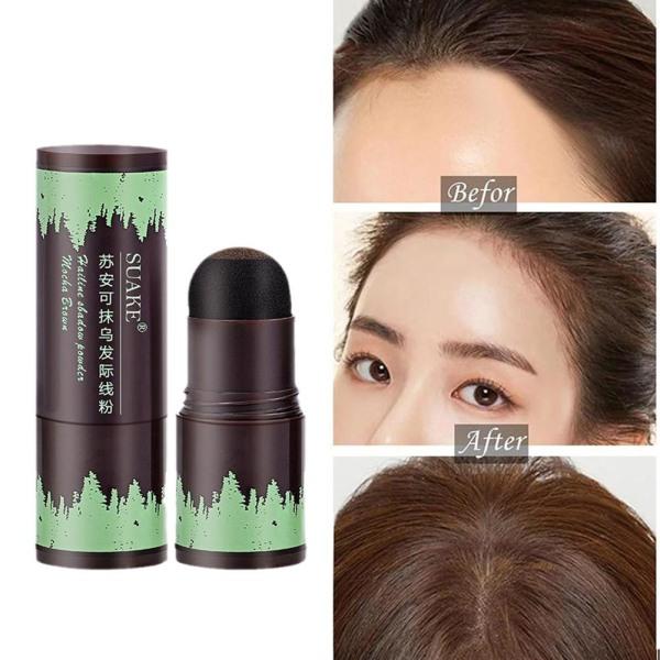 Hårgrænsepulver Pannan Skyggepulver Hårfarve Dækning Roddækning Mocha Brown 30g