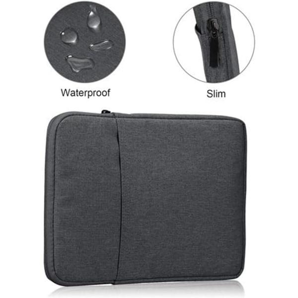 Universellt fodral 9,7-10,5 tum Skyddande hörlurar för iPad Air 3/air 2/ air/Pro, Galaxy Tab S3, etc ipad Sleeve Case Cove Dark Grey