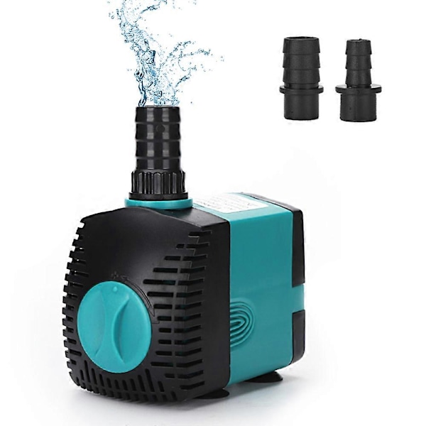 Liten Vannpumpe Ultra Stille 10W EB303 Neddykbar Fontene Akvarium Sirkulerende Fiske Dam Fiske Tank Side Sug Pumpe
