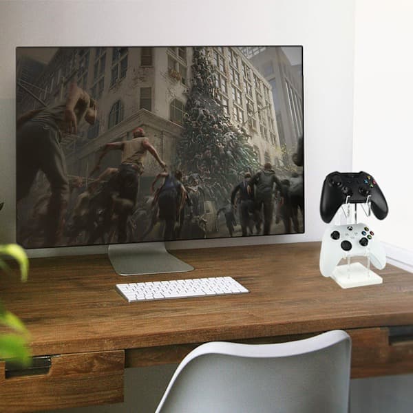 Universal Dubbelkontrollhållare för Xbox ONE Switch-kontroll Stativ Speltillbehör Bygg Spelfästen