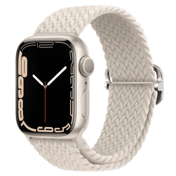 Apple Watch Armbånd Flettet 42mm / 44mm / 45mm / 49mm - Elastisk Armbånd Brown