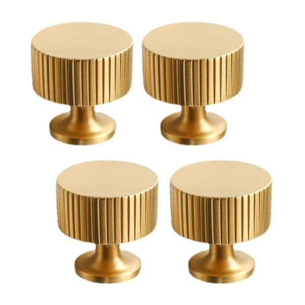 Elegante Gull Messing Knotter Møbelbeslag Skaphåndtak Vakre Håndtak Enkel Installering for Skuff og Oppbevaring