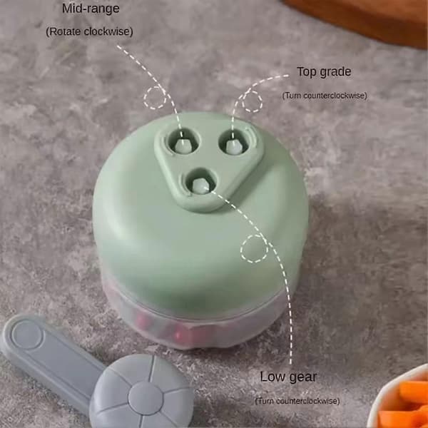 Multifunktionel grøntsagsskærer lille foodprocessor B 250ML