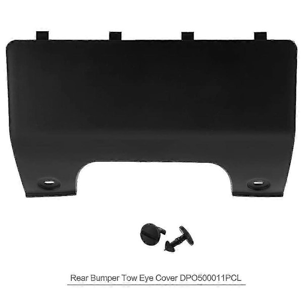 Dragkrokskåpa för bakre stötfångare med clips för Land Rover Lr3 Discovery 3 Lr4 Discovery 4 05-12 Dpo500011pcl Svart