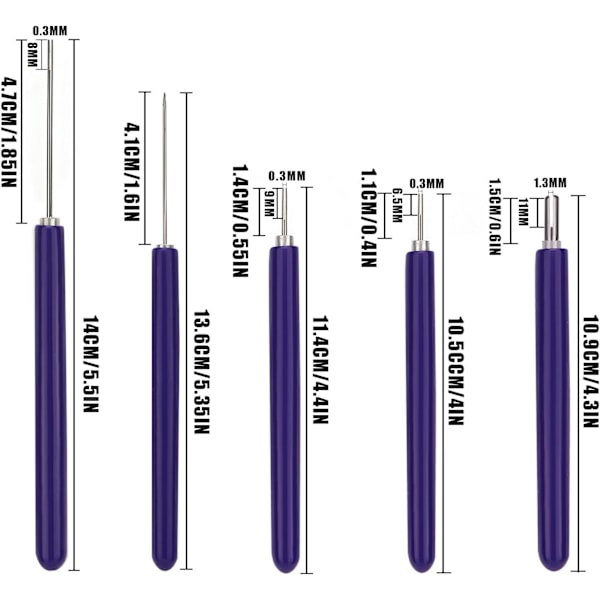 7 stk. Papirblomsterverktøy, Quilling-sporverktøy inkludert en krølleveileder og en pinsett for å rulle papirblomster, håndverk, DIY, nybegynnere