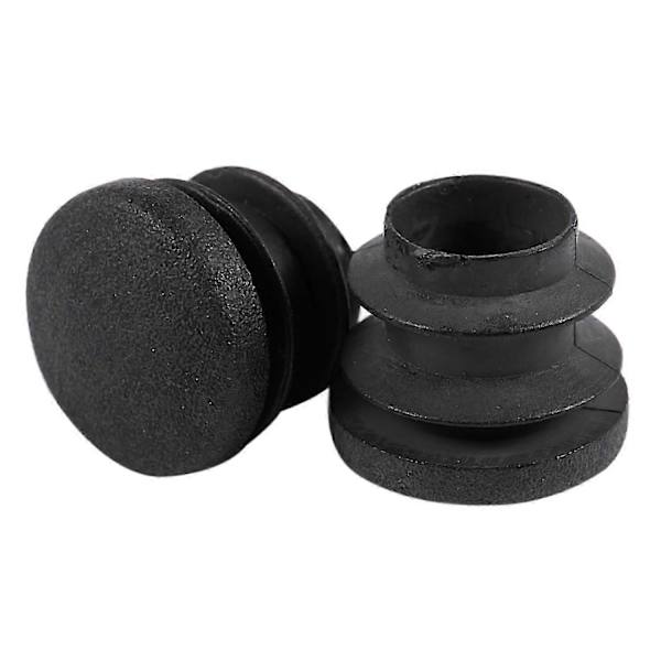 15 stk. sorte plastik blindpropper runde rørindsatser 16 mm