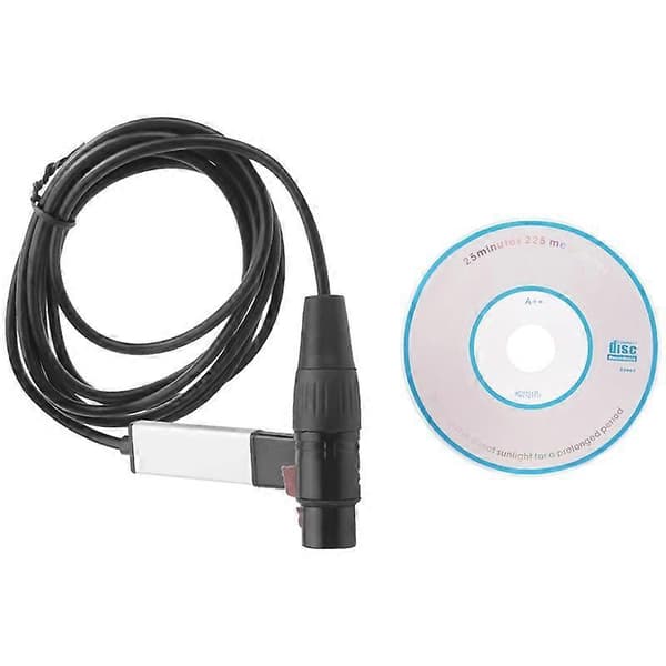 DMX512 USB DMX interface adapter LED scenebelysningscontroller, USB til DMX interface adapter, DMX c