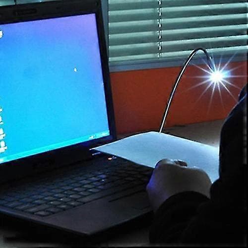 3 x Bærbare Justerbare Praktiske LED Lys USB Lamper til Laptop Notebook PC Computer
