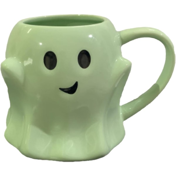 Halloween Ghost Mug, Ceramic Ghost Mug, Ghost Coffees Cup, Adorable Ghost Pattern Mug