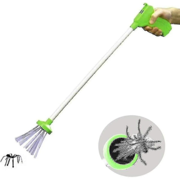 Spindel- och insektsfångare Mänskligt vänlig insektsbuggar Trap Tool Långt armhandtag Upptagningsverktyg Familj Insektsfälla Verktyg Spindel