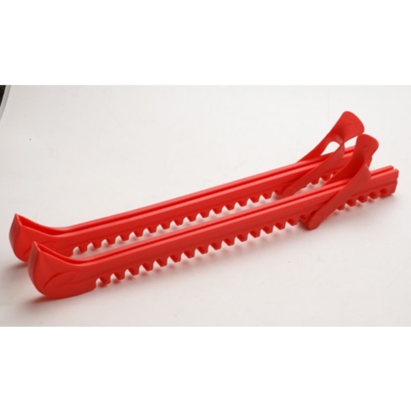 2 st Iskyddsöverdrag för Skridskor, Skydd för Skridskoblad Figur Plast Justerbar -xinhan Hard knife cover red