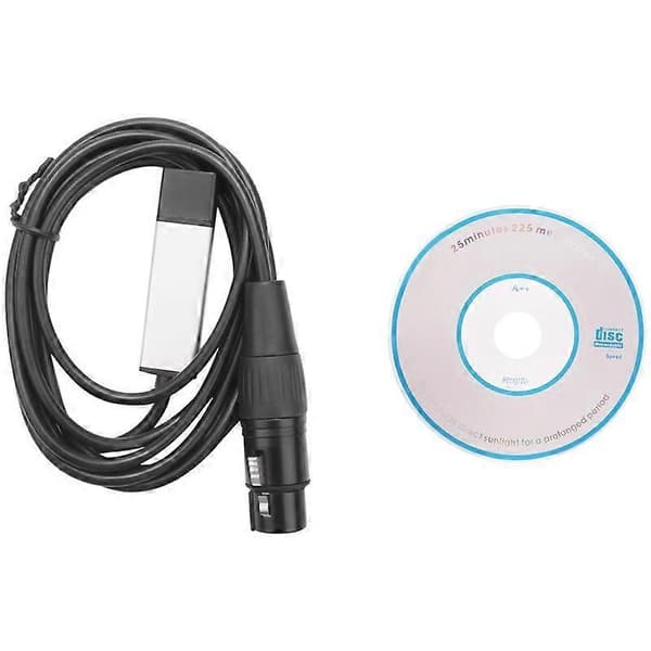 DMX512 USB DMX grensesnittadapter LED scenelys kontroller, USB til DMX grensesnittadapter, DMX c