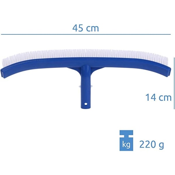 Poolbørste PB-45 Poolbørste Svømmebassinbørste 45 cm Børste