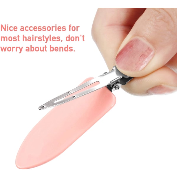 10 st No Crease Hårclips, Böjfria Hårclips för Lugg, Fingervågor, Makeup-Applicering, Frisyrer, Hårsnålar