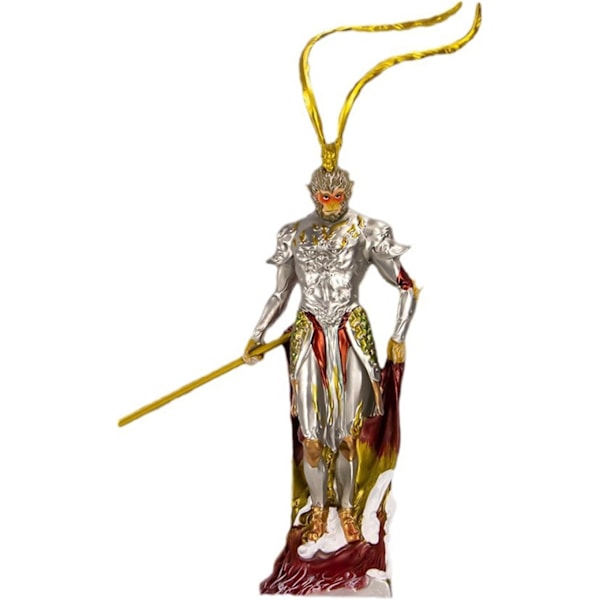 Sort Abekongekonge Statue Black Myth Sun Wukong Figur Resin Samleobjekt Skulptur Gave til Spil Elsker Hjemme Bil Dekoration Burning Stroll