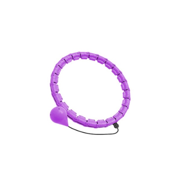 Viktad Smart Hula Hoop - med 24 avtagbara delar Purple