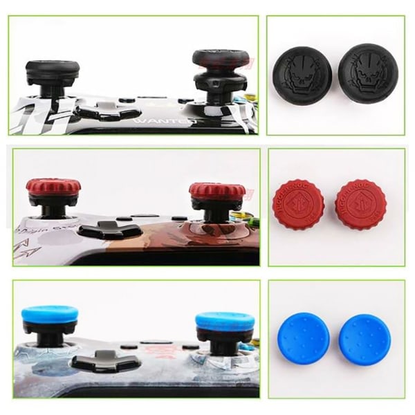 1 Par Thumb Grips til PS5 Playstation PS4 Controller purple