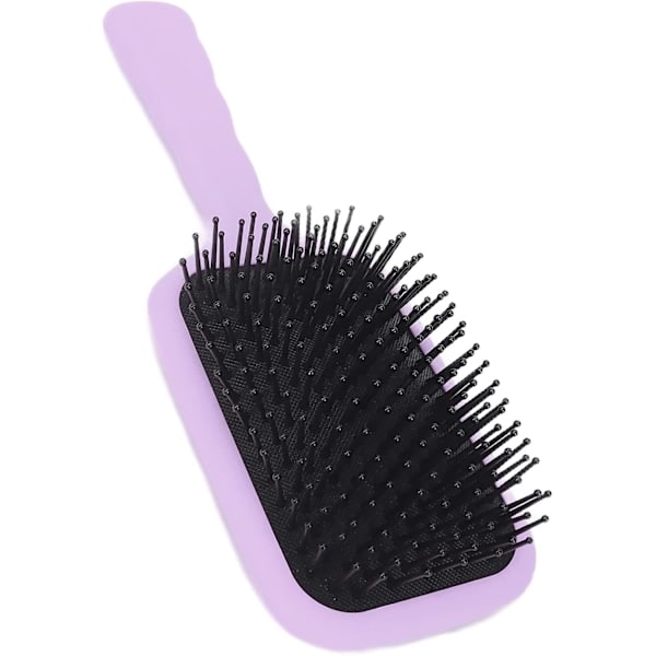 1 KPL Hiusten Selvitysharja, Leveähampainen Nylon Ilmatyynyharja Sileään Hiustenhoitoon, Märille ja Kuiville Hiuksille, Paksuille Kiharille Hiuksille Purple