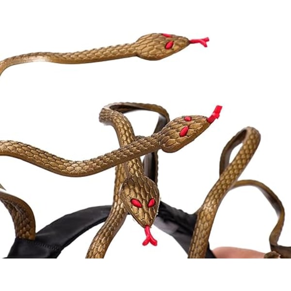 Medusa Pandebånd Slange Hovedbeklædning Ond Dronning Klæd Ud Hovedpynt Nyhedsfest Hårtilbehør til Halloween Karnevaler Cosplay