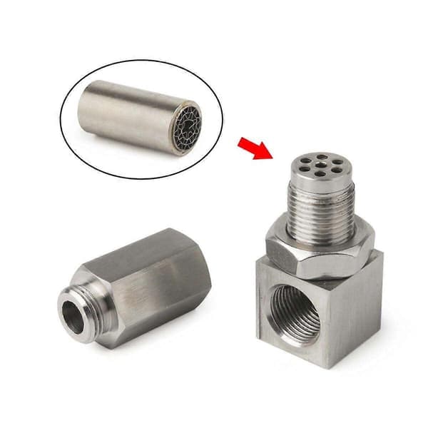 O2 Sensor Avstandsadapter 90 Graders Koblingsadapter M18x1.5 Universal