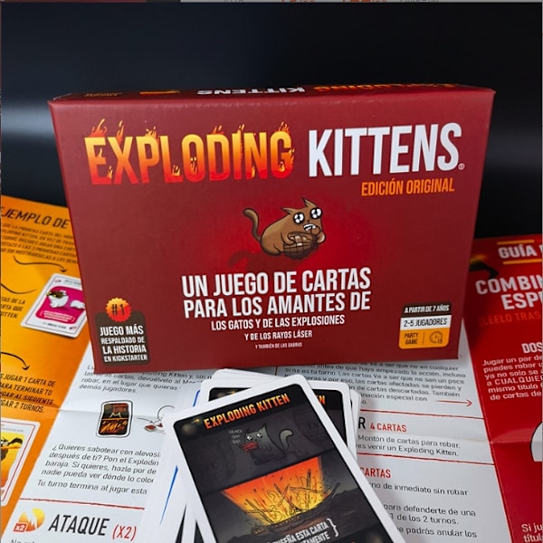 Spanske Fiesta Spillkort, Exploding Kitten Brettspillkort
