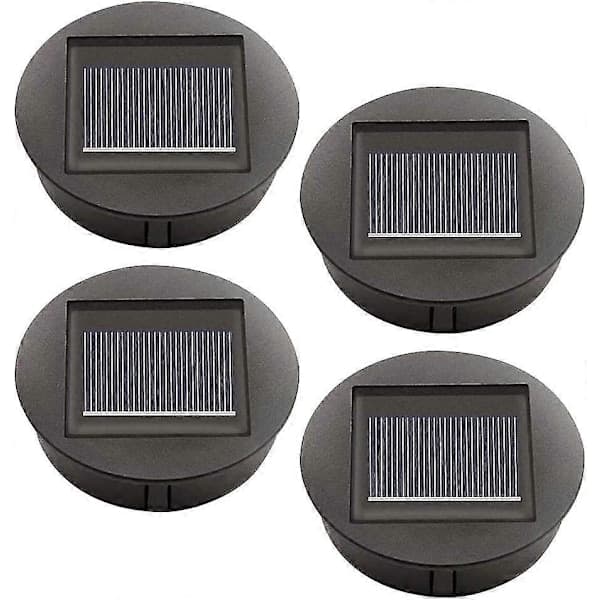 2024 Nye 4-pak Solcellelamper med LED-pærer, Solcellelampe Udskiftning, LED Solpanel Skærm