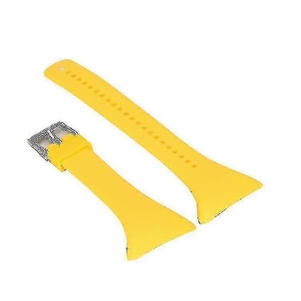 Polar Ft4 & Ft7 silikoninen ranneke Yellow