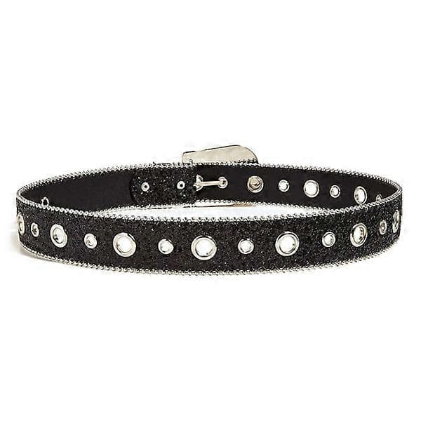 Rhinestone Belte Midjebånd Black