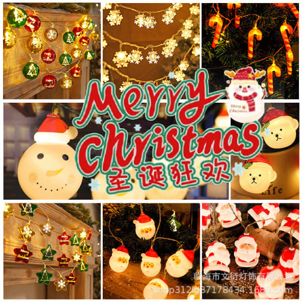 1 stk 1,5 m Lyslenke Juledekorasjon Julenisseform Gave Nattlys Lyslenke Uten Batterier For Stue Christmas Clown