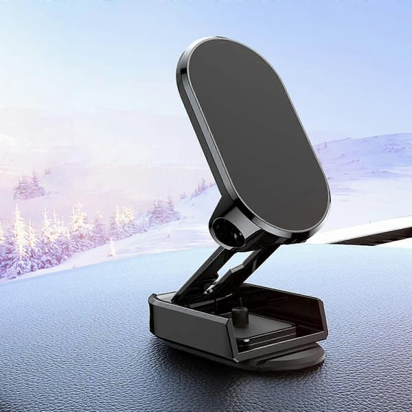 Bil Magnetisk Luftventil Stand Mount Holder Universal Til Mobiltelefon Fp Black